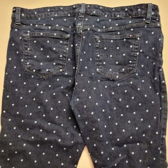 Tommy Hilfiger Polka Dot Crop Jeans - Picture 3 of 4
